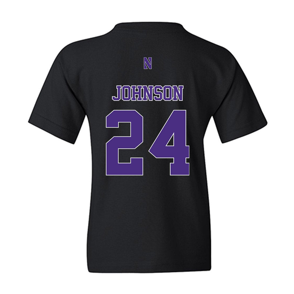 Northwestern - NCAA Football : Jamaal Johnson - Classic Shersey Youth T-Shirt-1