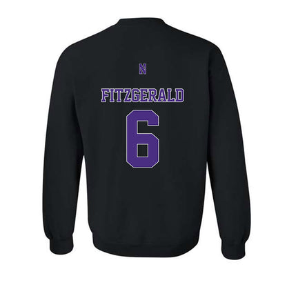 Northwestern - NCAA Football : Robert Fitzgerald - Classic Shersey Crewneck Sweatshirt