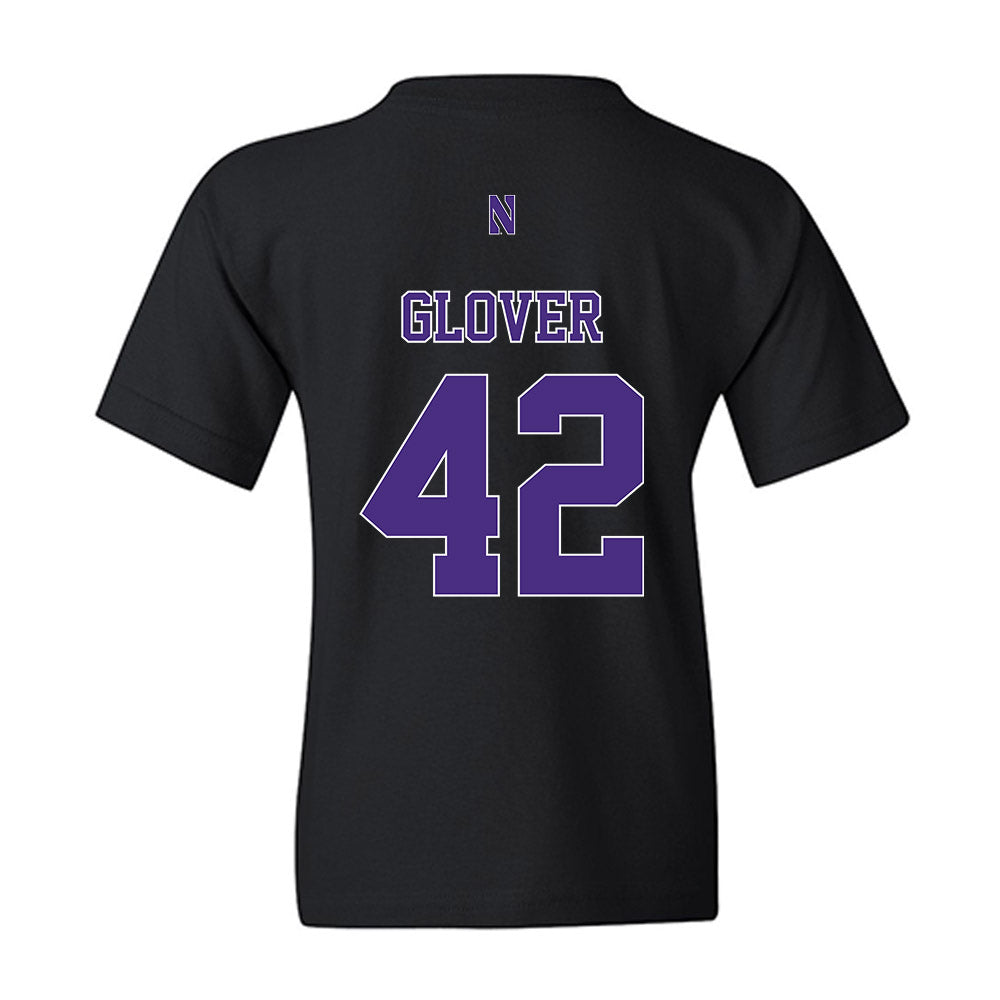 Northwestern - NCAA Football : Nigel Glover - Classic Shersey Youth T-Shirt-1