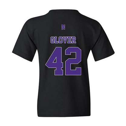 Northwestern - NCAA Football : Nigel Glover - Classic Shersey Youth T-Shirt-1