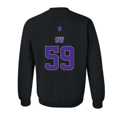 Northwestern - NCAA Football : Glory SW - Classic Shersey Crewneck Sweatshirt-1
