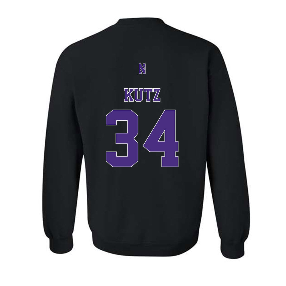 Northwestern - NCAA Baseball : Charlie Kutz - Classic Shersey Crewneck Sweatshirt-1