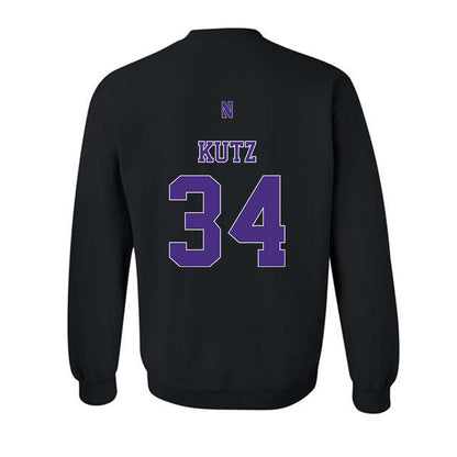 Northwestern - NCAA Baseball : Charlie Kutz - Classic Shersey Crewneck Sweatshirt-1