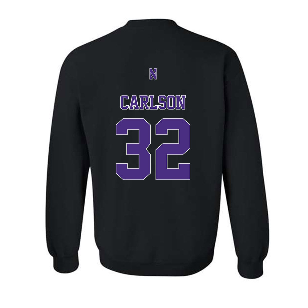Northwestern - NCAA Women's Lacrosse : Liz Carlson - Classic Shersey Crewneck Sweatshirt-1