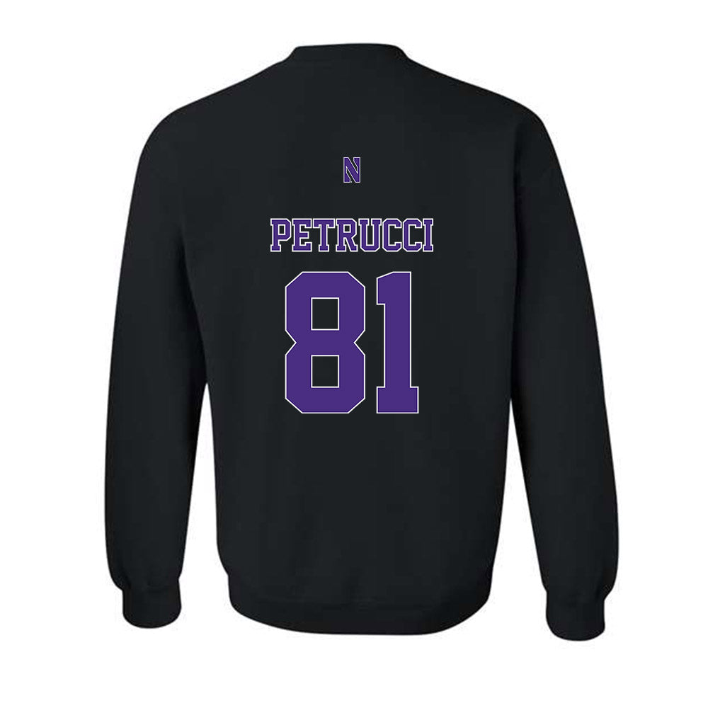 Northwestern - NCAA Football : Christopher Petrucci - Classic Shersey Crewneck Sweatshirt-1