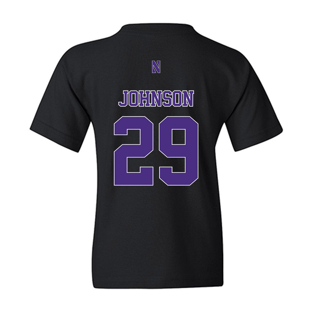 Northwestern - NCAA Football : Qayvier Johnson - Classic Shersey Youth T-Shirt-1