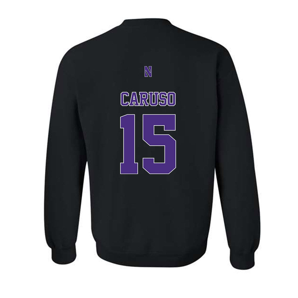 Northwestern - NCAA Baseball : Charlie Caruso - Classic Shersey Crewneck Sweatshirt-1