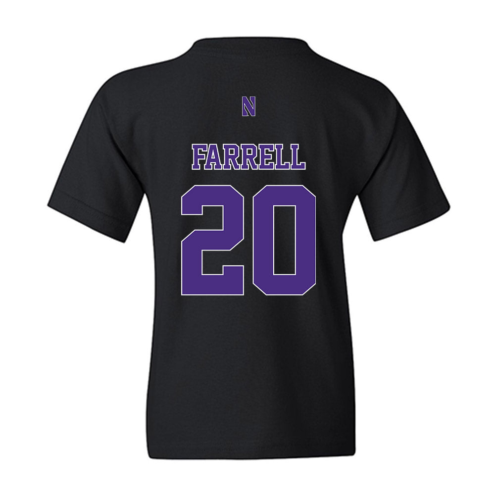 Northwestern - NCAA Football : Chase Farrell - Classic Shersey Youth T-Shirt-1