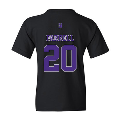 Northwestern - NCAA Football : Chase Farrell - Classic Shersey Youth T-Shirt-1