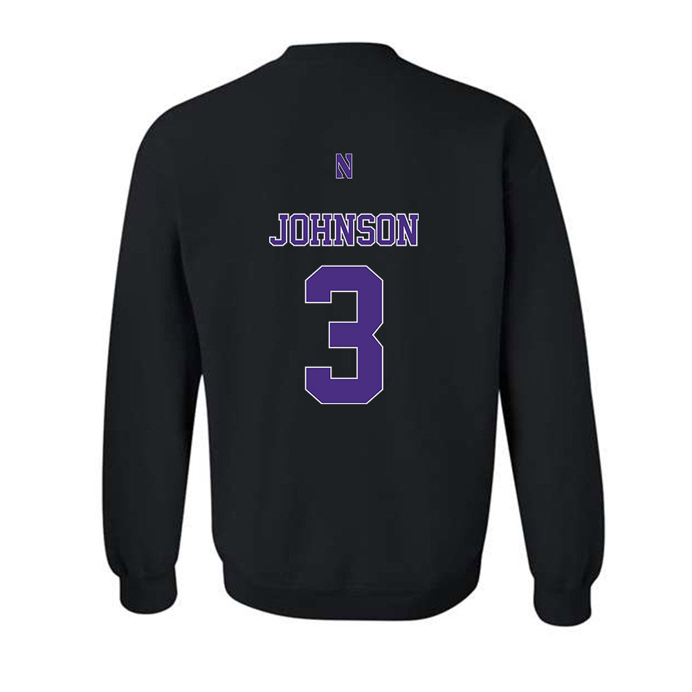 Northwestern - NCAA Men's Soccer : Andrew Johnson - Classic Shersey Crewneck Sweatshirt-1