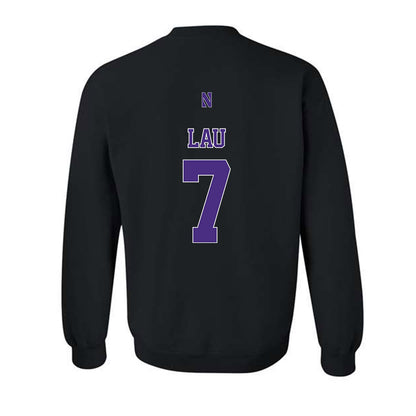 Northwestern - NCAA Women's Basketball : Caroline Lau - Classic Shersey Crewneck Sweatshirt-1