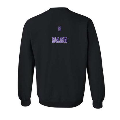 Northwestern - NCAA Women's Cross Country : Kyla Babb - Classic Shersey Crewneck Sweatshirt-1