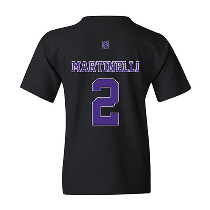 Northwestern - NCAA Men's Basketball : Nick Martinelli - Classic Shersey Youth T-Shirt-1