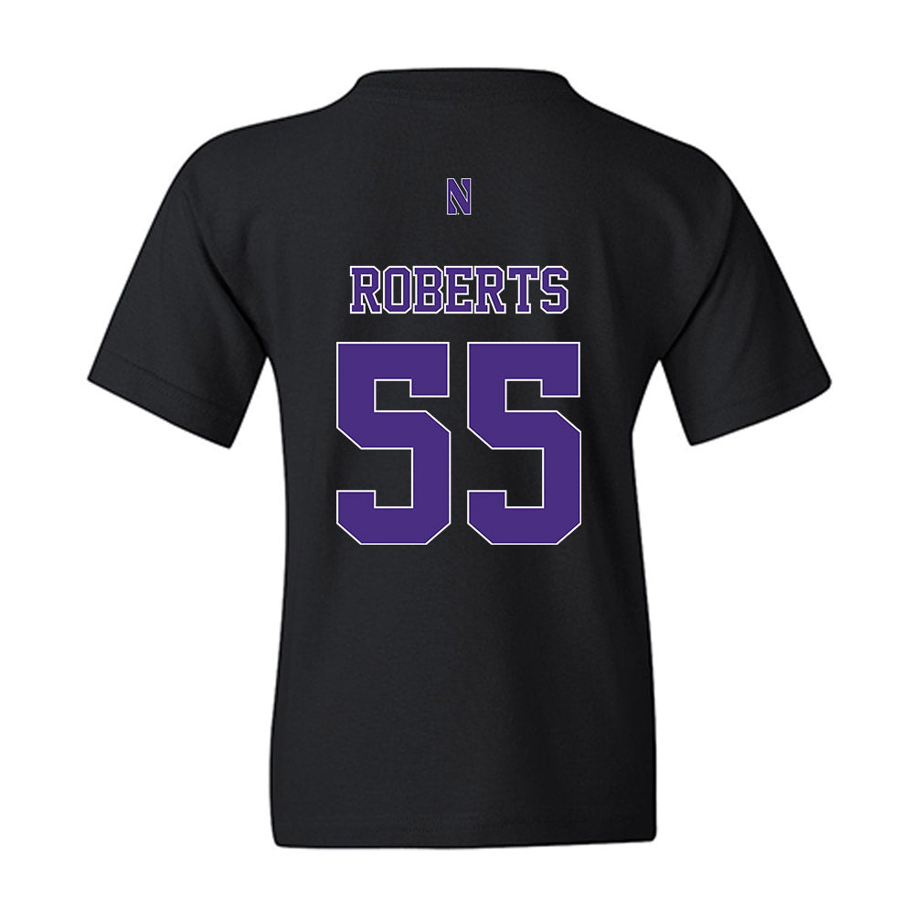 Northwestern - NCAA Football : Dylan Roberts - Classic Shersey Youth T-Shirt-1