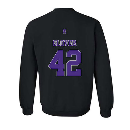 Northwestern - NCAA Football : Nigel Glover - Classic Shersey Crewneck Sweatshirt-1