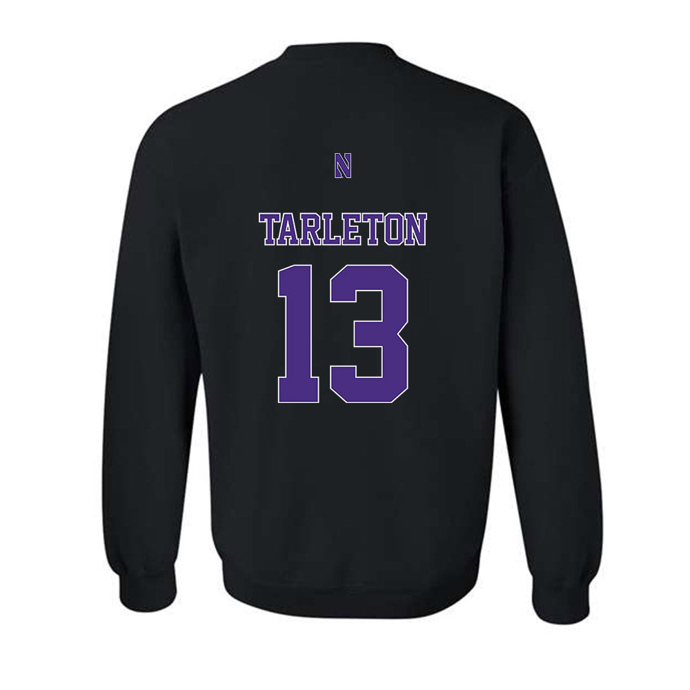 Northwestern - NCAA Men's Soccer : Baraka Tarleton - Classic Shersey Crewneck Sweatshirt-1
