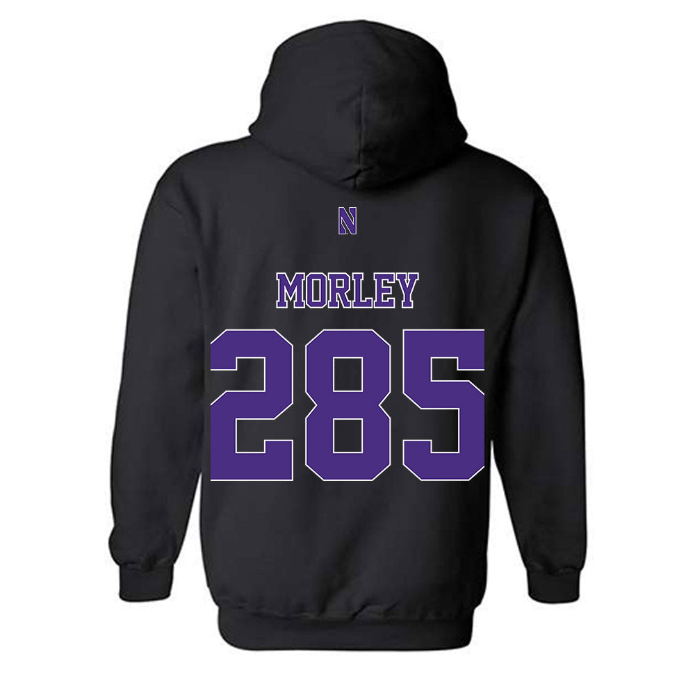 Northwestern - NCAA Wrestling : Dirk Morley - Classic Shersey Hooded Sweatshirt
