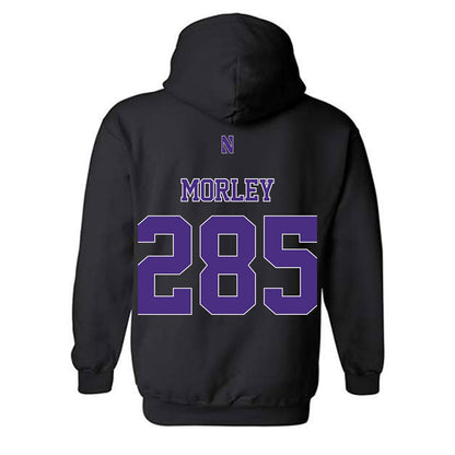 Northwestern - NCAA Wrestling : Dirk Morley - Classic Shersey Hooded Sweatshirt