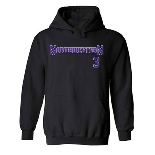 Northwestern - NCAA Women's Soccer : Maddie Finnerty - Classic Shersey Hooded Sweatshirt-0