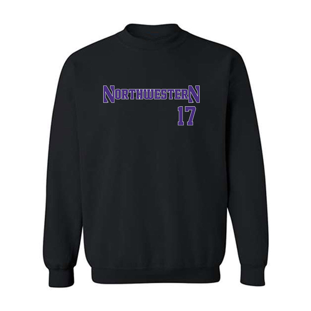 Northwestern - NCAA Baseball : Ryan Kucherak - Classic Shersey Crewneck Sweatshirt-0