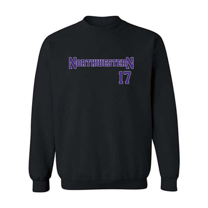 Northwestern - NCAA Baseball : Ryan Kucherak - Classic Shersey Crewneck Sweatshirt-0