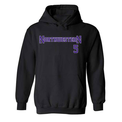 Northwestern - NCAA Women's Soccer : Quinn Erim - Classic Shersey Hooded Sweatshirt-0