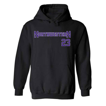 Northwestern - NCAA Baseball : Ryan Weaver - Classic Shersey Hooded Sweatshirt-0