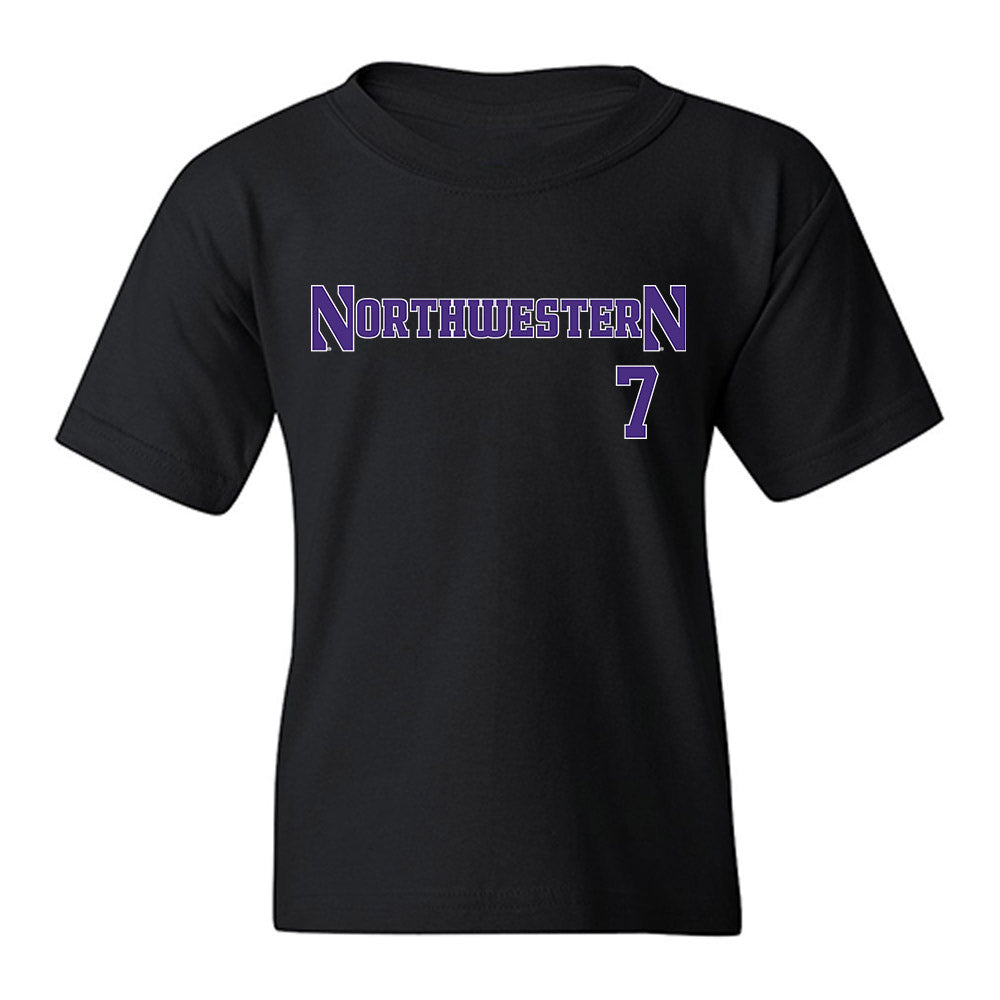 Northwestern - NCAA Baseball : Marty Kaplan - Classic Shersey Youth T-Shirt-0
