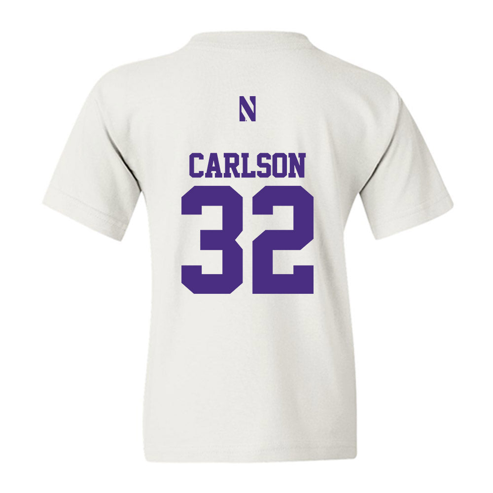 Northwestern - NCAA Women's Lacrosse : Liz Carlson - Classic Shersey Youth T-Shirt-1