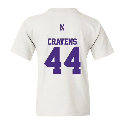 Northwestern - NCAA Baseball : Colton Cravens - Classic Shersey Youth T-Shirt-1