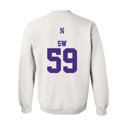 Northwestern - NCAA Football : Glory SW - Classic Shersey Crewneck Sweatshirt-1