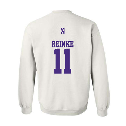Northwestern - NCAA Football : Keaton Reinke - Classic Shersey Crewneck Sweatshirt-1