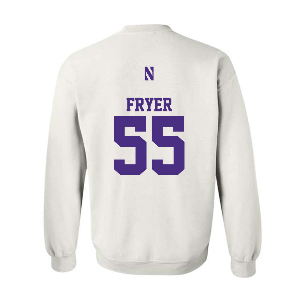 Northwestern - NCAA Baseball : Justin Fryer - Classic Shersey Crewneck Sweatshirt-1