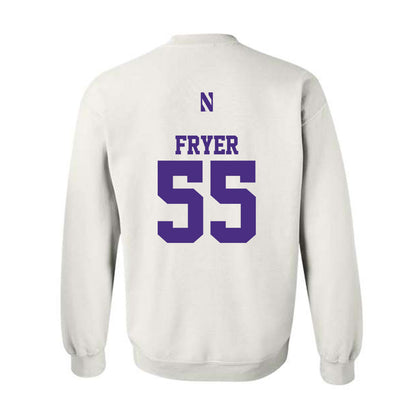 Northwestern - NCAA Baseball : Justin Fryer - Classic Shersey Crewneck Sweatshirt-1