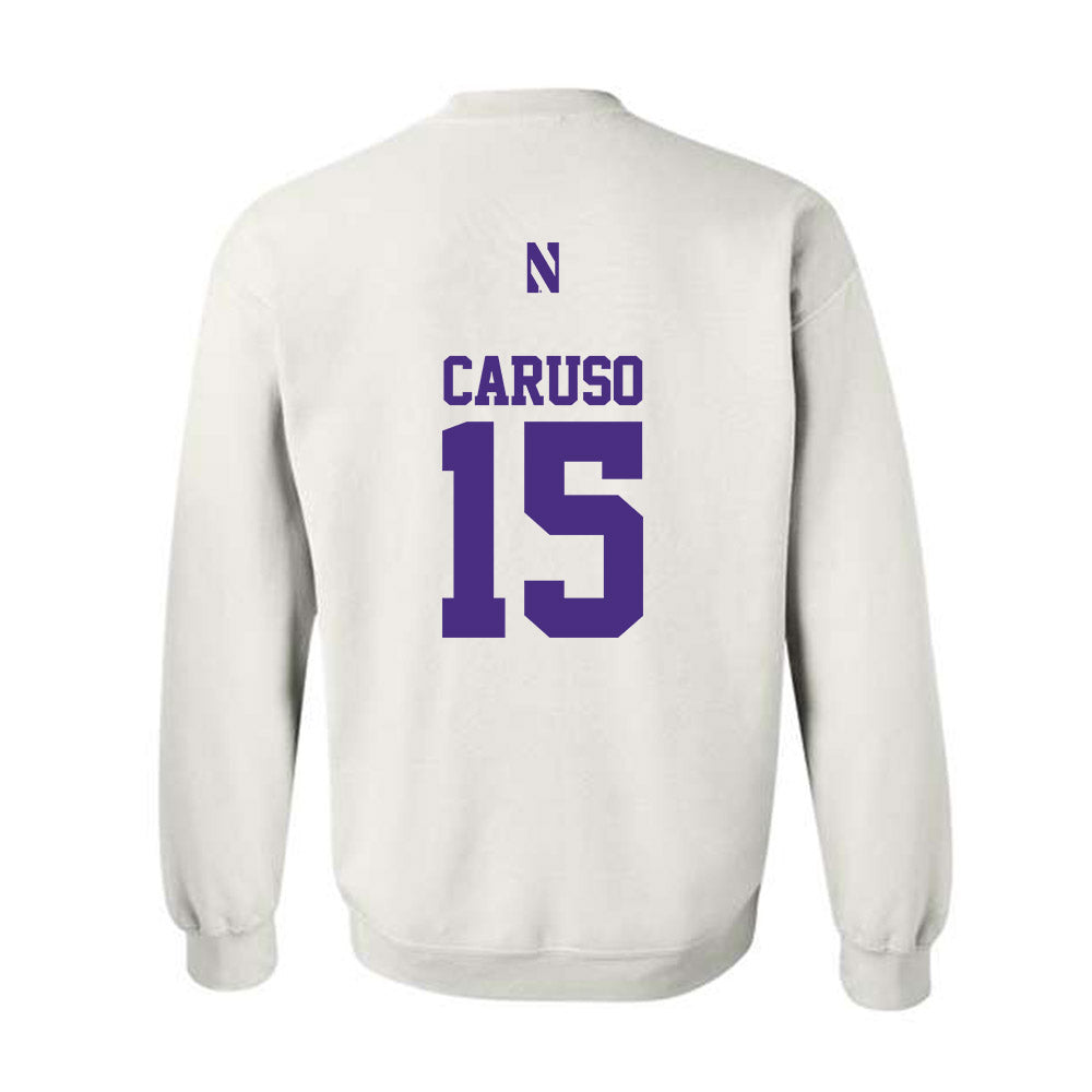 Northwestern - NCAA Baseball : Charlie Caruso - Classic Shersey Crewneck Sweatshirt-1