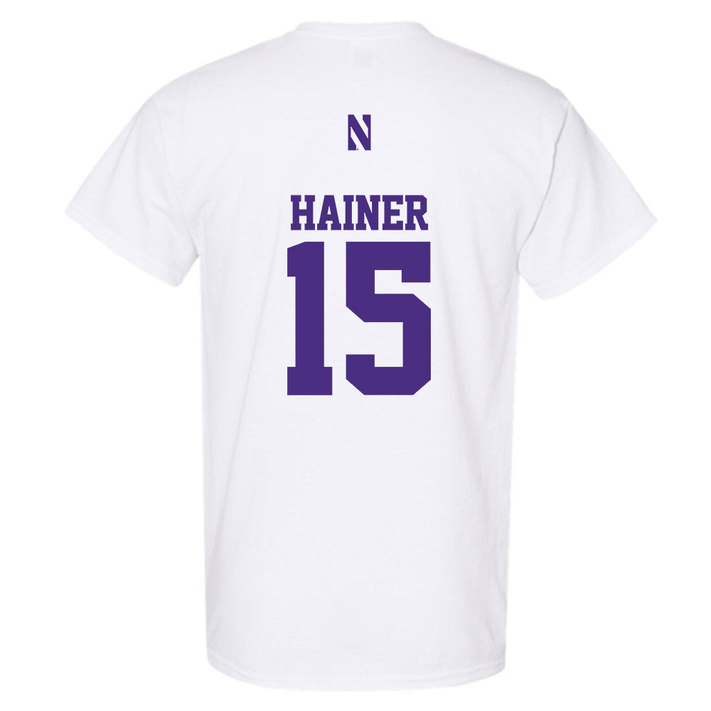 Northwestern - NCAA Men's Soccer : Doug Hainer - Classic Shersey T-Shirt-1