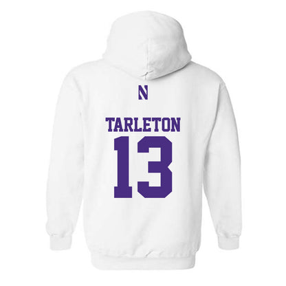 Northwestern - NCAA Men's Soccer : Baraka Tarleton - Classic Shersey Hooded Sweatshirt-1