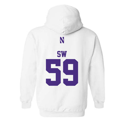 Northwestern - NCAA Football : Glory SW - Classic Shersey Hooded Sweatshirt-1