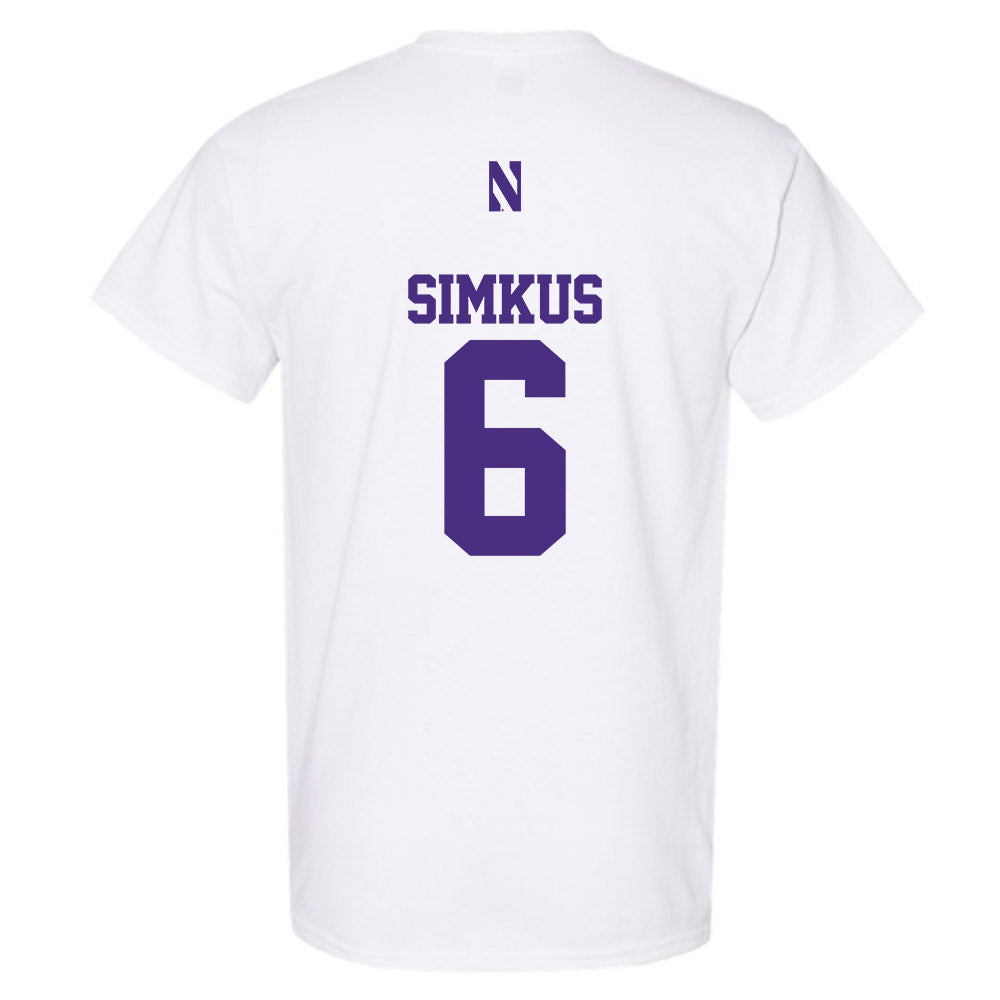 Northwestern - NCAA Women's Volleyball : Bella Simkus - Classic Shersey T-Shirt-1