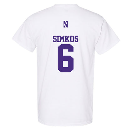 Northwestern - NCAA Women's Volleyball : Bella Simkus - Classic Shersey T-Shirt-1