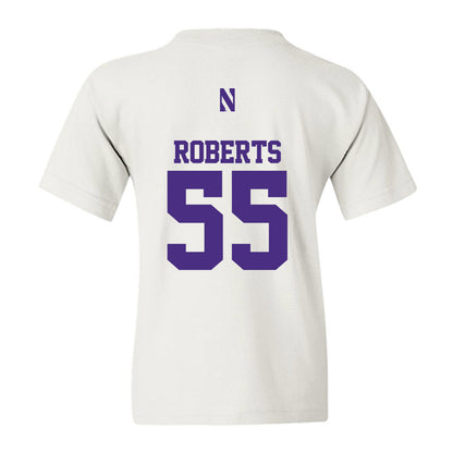 Northwestern - NCAA Football : Dylan Roberts - Classic Shersey Youth T-Shirt-1