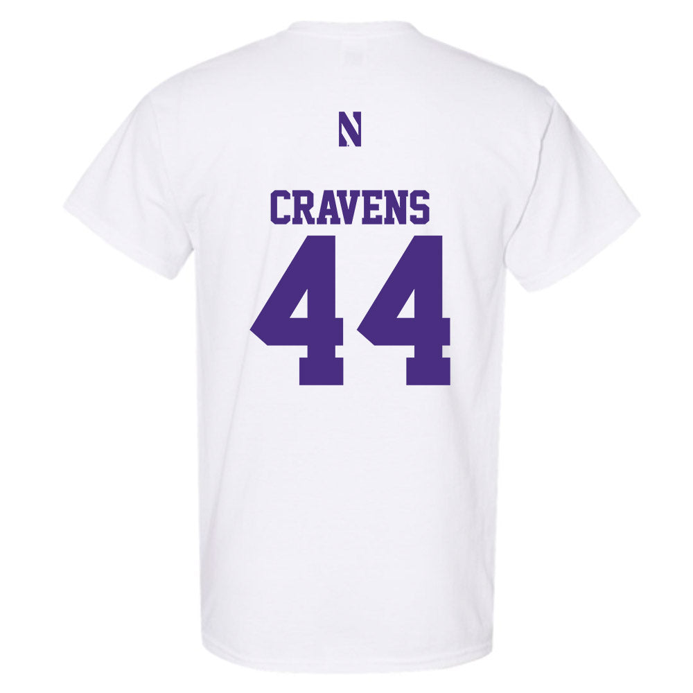 Northwestern - NCAA Baseball : Colton Cravens - Classic Shersey T-Shirt-1