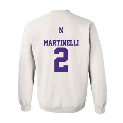 Northwestern - NCAA Men's Basketball : Nick Martinelli - Classic Shersey Crewneck Sweatshirt-1