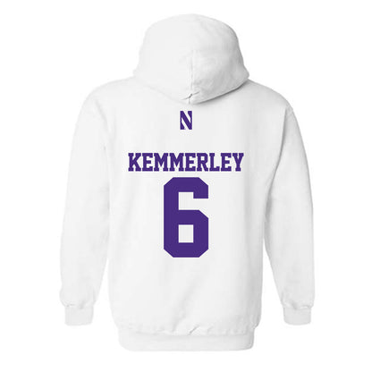 Northwestern - NCAA Women's Soccer : Keira Kemmerley - Classic Shersey Hooded Sweatshirt-1