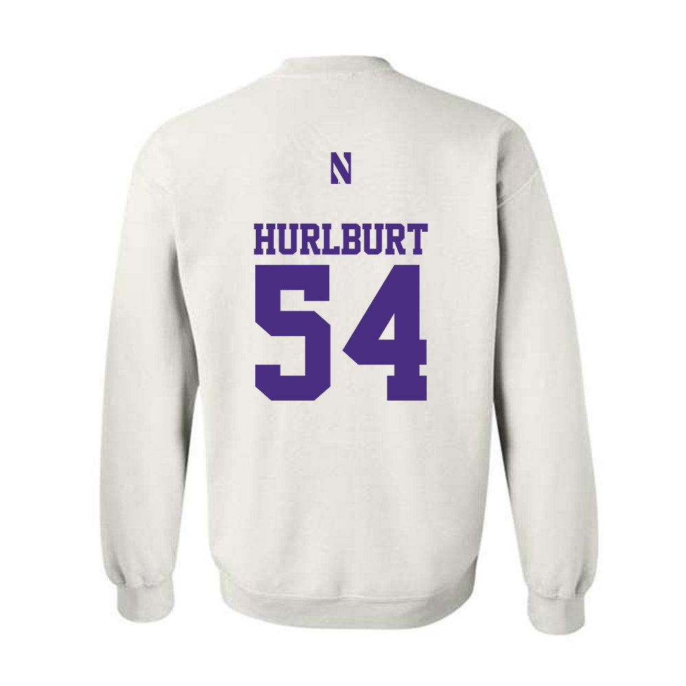 Northwestern - NCAA Men's Basketball : Gus Hurlburt - Classic Shersey Crewneck Sweatshirt-1