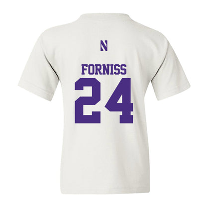 Northwestern - NCAA Baseball : Christian Forniss - Classic Shersey Youth T-Shirt-1