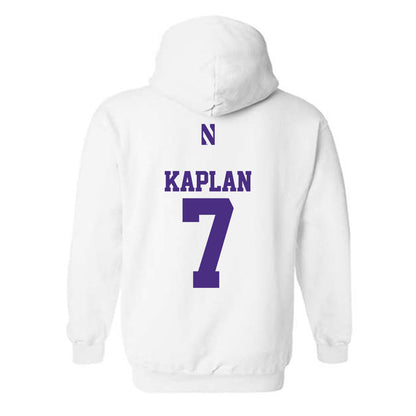 Northwestern - NCAA Baseball : Marty Kaplan - Classic Shersey Hooded Sweatshirt-1