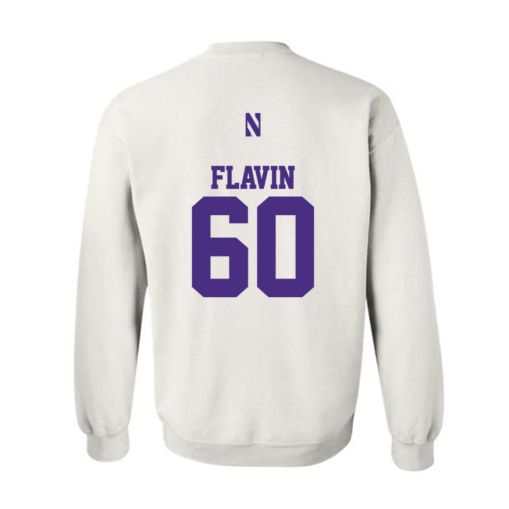 Northwestern - NCAA Football : Hayden Flavin - Classic Shersey Crewneck Sweatshirt-1