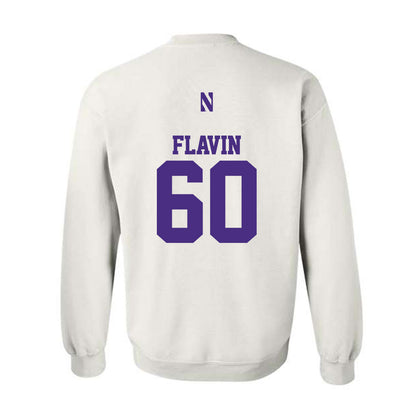 Northwestern - NCAA Football : Hayden Flavin - Classic Shersey Crewneck Sweatshirt-1