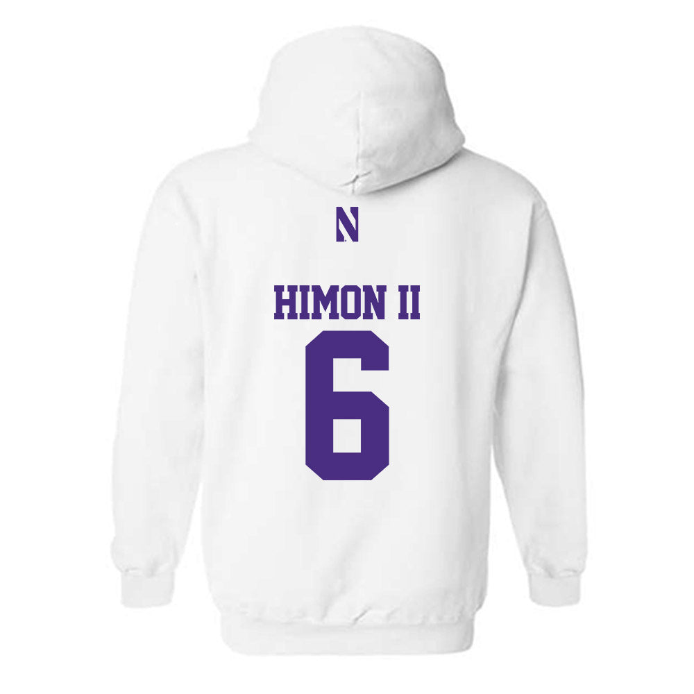 Northwestern - NCAA Football : Joseph Himon II - Classic Shersey Hooded Sweatshirt-1